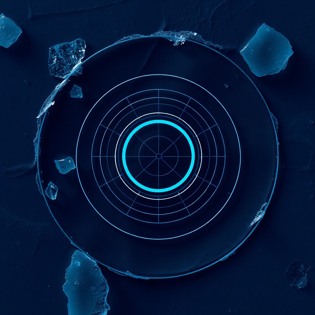 Sonar radar ice disc